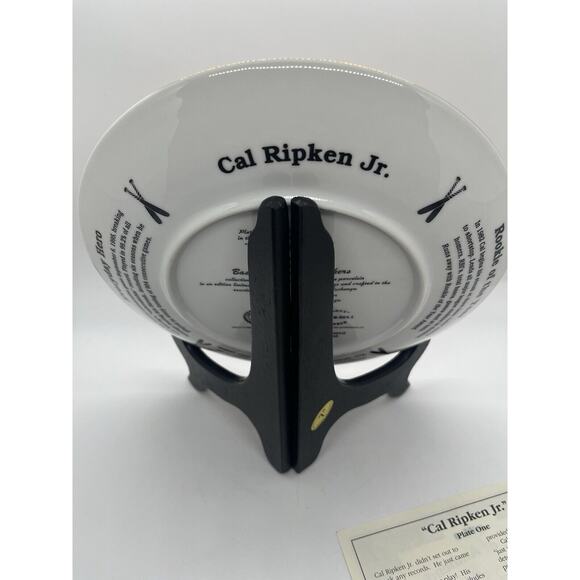 Cal Ripken Jr 1995 Record Breaker Bradford Exchange Gold Foil Plate w/ COA - Picture 8 of 10